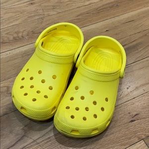 Yellow Crocs